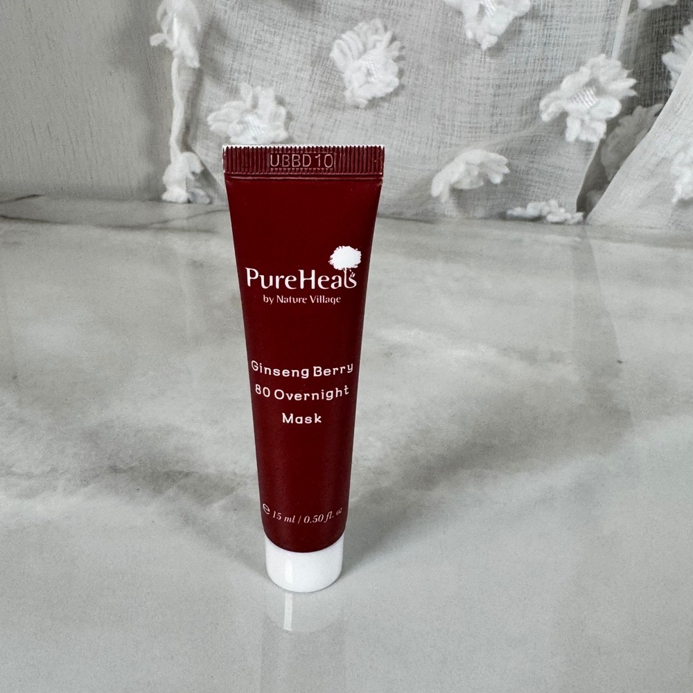 PureHeals by Nature Village Ginseng Berry‎ 80 Overnight Mask .50 fl oz 15 ml